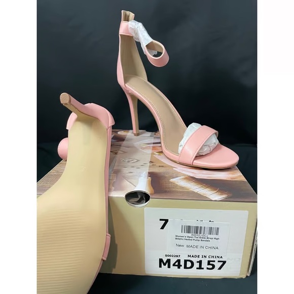 Elegant Pink High Heels - Picture 1 of 3